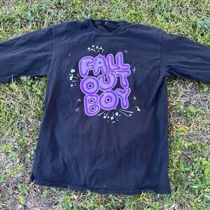 Tultex Fall Out Boy Mania long sleeve concert Tshirt men's size L.